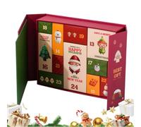 Christmas Calendar Countdown, 12 Days Empty Funny Advent Calendars Reusable