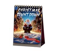 Christmas Calendar - Countdown Desk Calendar | Festive r, Christmas Countdown Decor, 100-Day Desk Ornament Celebration For Holiday Thanksgiving Valentines Halloween Easter
