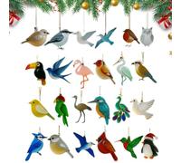 Christmas Calendar For Countdown 2026 24 Days Cute 2D Acrylic Bird Decor