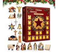 Christmas, Calendar For Kids Christmas, Decor Reusable Family Activity, Seasonal Home Decoration, Eco Friendly Natural Finish, 7.09x10.24x1.18 Inches