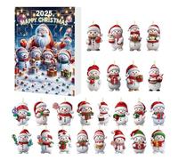Christmas Calendar - Winter Classics | | | Snowman Decoration Pendant for Table Window Children Boys Girls Teens Adults - Window Table
