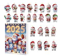 Christmas Calendar - Winter Classics | | | Snowman Decoration Pendant for Table Window Children Boys Girls Teens Adults - Window Table
