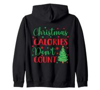 Christmas Calories Don't Count Biscotti Christmas Felpa con Cappuccio