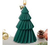 Christmas Candle - Christmas Candles | Chriistmas Scented Candles | Chriistmas Scented Candle | Christmass Tree Aromatherapy Candlles Decor | Small Eliminator Table Centerpiece Natural For Study Room