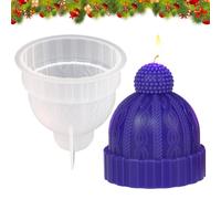 Christmas Candle Mold Christmas Hat Silicone Mold Christmas Silicone Mold Hazelnut Candle Mold Sweater Candle Mold Candle Making Molds Easy Release Candle Mold for Family, Friends, and Holiday