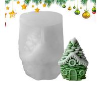 Christmas Candle Molds - 2,76 x 2,68 x 4,33 pollici Pine Cone House Casting Mould, Handmade Soap Mould | For Epoxy Resin Cement Party Planners Art Teachers Home Crafting Events Craft Enthusiasts