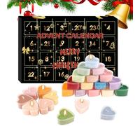 Christmas Candles Advent Calendar 2025, 24 Day Scented Candles Advent Calendars for Women Adults, Funny Christmas Countdown Gifts for Mom Wife Girlfriend Teacher