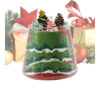 Christmas Candles Making Kit - Set di di Natale per a forma di albero di Natale, per Natural Wax Set per decorazioni per la casa, madri, compleanni, San, vacanze