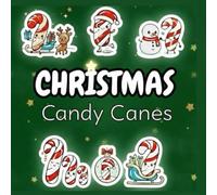 Christmas Candy Cane: Bold and Easy Coloring Book for Adults & Teens, Cute festive Characters, Cozy Holiday Scenes, and Simple Designs for Relaxation