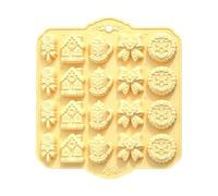 Christmas Candy Molds | 20-Grid Food Grade DIY Gingerbread Bell Tree Making
