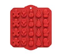 Christmas Candy Molds | 20-Grid Food Grade DIY Gingerbread Bell Tree Making