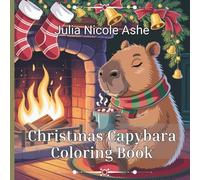 Christmas Capybara Coloring Book