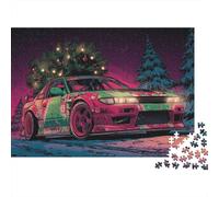 Christmas Car Decorations Puzzle Impossibili 1000 Pezzi Decorazione Per La Casa. Rilassamento E Intelligence Per Adulti E Bambini Da 12 Anni 52x38cm/1000pcs