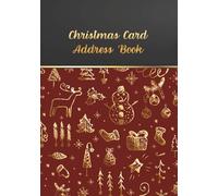 Christmas Card Address Book: Organizer for recording sent & Received greeting cards