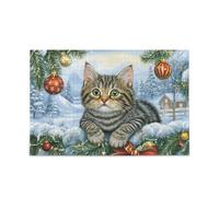 Christmas Cat 500 pezzi puzzle per adulti impossibile difficile impegnativo famiglia puzzle