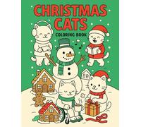 Christmas Cats: Coloring Book