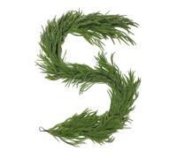 Christmas Cedar Garland - Christmas Cedar Wreath, Holiday Party Decor, Artificial Winter Pine Garland for Mantle, Outdoor Indoor Porches Fireplaces Front Door Living Room and Wall Garden