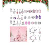 Christmas Charm Bracelet 2025, Countdown Jewelry Gift Set for Girls, Holiday with Collectible, Party Favor for Teens Kids Women Adults