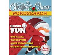 Christmas Cheer Word Search: For Adults and Senior - 108 Large Print Word Search Puzzles