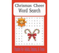 Christmas Cheer Word Search Puzzle Book: Word Searches with Easy to Read Print about Christmas, Holidays, Cheer and More | 6x9 inches, 110 pages | 50+ ... for Vacations, Holidays, and Free Times