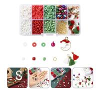 Christmas Clay Beads Kit Per Fare Braccialetti Perle Fatte Mano Di Gioielli