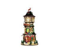 Christmas Clock Tower con Alimentatore 4.5V Cod. 45735 Edificio con Luci e Suoni Lemax