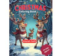 Christmas Coloring Book: Bold & Easy Coloring Book for all ages.