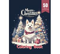 Christmas Coloring Book for Adults and Kids: 50 Festive Illustrations | Coloring Book for Stress Relief and Relaxation: Winter Wonderland Coloring ... for Stress Relief and Relaxation