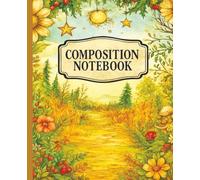 Christmas Composition Notebook: 110 Pages, 7.5" x 9.25", Narrow Ruled, Cream Paper, Vintage Woodland Theme Matte Cover