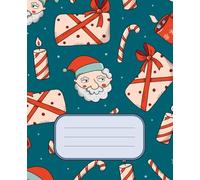 Christmas Composition Notebook: Wide Ruled 110-Page Holiday Journal - Perfect for Writing, Baking Recipes, and Christmas Reflections - 7.5x9.25 inches