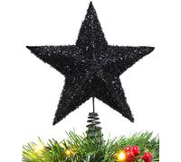 Christmas Concepts 11 '' Sparkling Tree Top Star - Luxurious Christmas Decorations Black