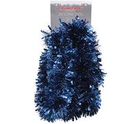 Christmas Concepts® 3m / 9.8ft Orpello di Natale grosso/fine - Decorazioni natalizie - Tinsel di alta qualità (Blu notte)