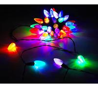 Christmas Concepts® 40 luci a multicolore con effetto scintillante - Luci di Natale