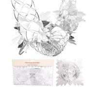 Christmas Concepts® Confezione da 2 Decorazioni Festive sospese a Ghirlanda da 9 Piedi (Argento)