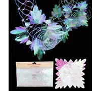 Christmas Concepts® Confezione da 2 Decorazioni Festive sospese a Ghirlanda da 9 Piedi (Iridescente)