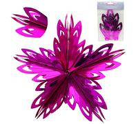Christmas Concepts® Decorazione da appendere con stelle 3D in lamina grande da 40,6 cm (0,4 m) - decorazione natalizia
