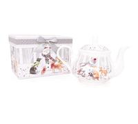 Christmas Concepts® Gamma di stoviglie in ceramica di lusso Snowman & Friends (teiera)