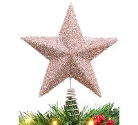 Christmas Concepts® Stella superiore albero scintillante 11 '' - lussuose decorazioni natalizie (Oro rosa)