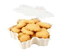 Christmas Cookie Containers Compact - Holiday Snack Box Container for Nuts