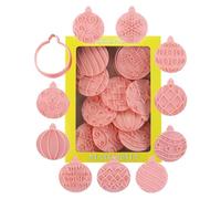 Christmas Cookie Cutters, 10PC Merry Christmas Cookie Stamp