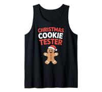 Christmas Cookie Tester Pan di Zenzero Cappello Babbo Natale Canotta