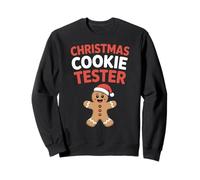 Christmas Cookie Tester Pan di Zenzero Cappello Babbo Natale Felpa