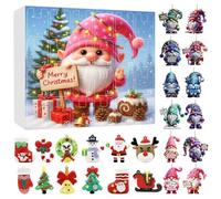 Christmas Countdown - 24 Days Holiday Calendar, Holiday Decoration for Kids and Teens, Daily Family Activity for Home Party School or Classroom, Interactive Christmas Decor, 12,6 x 11,42 x 1,38 Inches