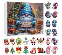 Christmas Countdown - 24 Days Holiday Calendar, Holiday Decoration for Kids and Teens, Daily Family Activity for Home Party School or Classroom, Interactive Christmas Décor, 12.6x11.42x1.38 Inches