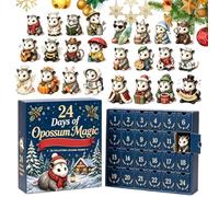 Christmas Countdown 2D Acrylic Opossum Design Decorations Pendant