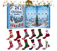 Christmas Countdown Advent - 12 Day Stockings | Festive Holiday Decor