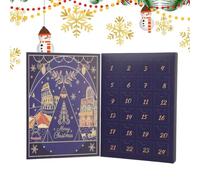 Christmas Countdown Box, 24-Day Advent Reusable, Dream City Home, Decor | Calendario natalizio da donna, uomo, bambino, per la casa, la classe, per feste di compleanno