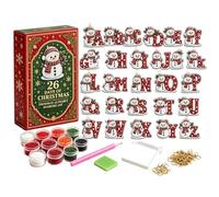 Christmas Countdown Calendar 2026 Rhinestone Art DIY Advent S Alphabet With