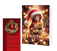 Christmas Countdown Calendar 2D Acrylic Monkey Car Ornament