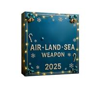 Christmas Countdown Calendar - Acrylic 2d 2025 Advent 24-Day, Holiday Air-Land-Sea Ornament Calendar, For Wall Window Door Tree Indoor Living Room Bedroom Holiday, 15x3x17cm/5.91x1.18x6.69 Inches